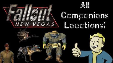 new vegas companions|new vegas companion locations.